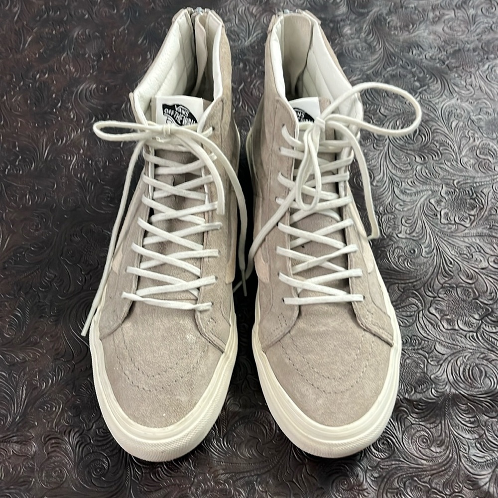 Vans Sk-8 Hi MTW Unisex Off The Wall Grey Suede 721454, Men’s 8, Women’s 9.5